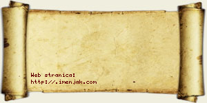 Anđela Beljić vizit kartica